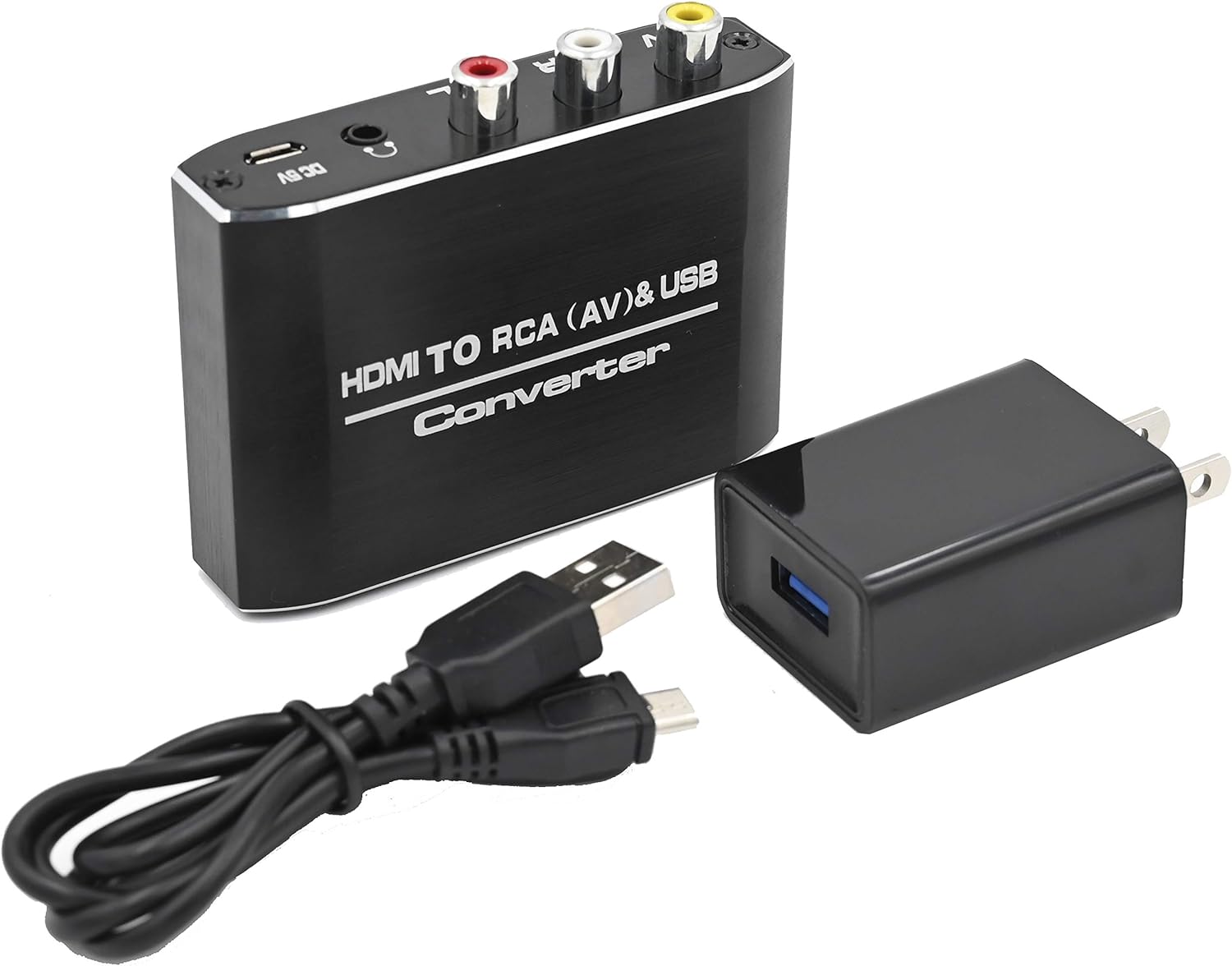 HDMI to RCA Converter HDMI to AV 3RCA CVBS Composite Adapter with 3.5mm Audio Support 1080P Video Digital to Analog Video Audio Converter Adapter : Electronics