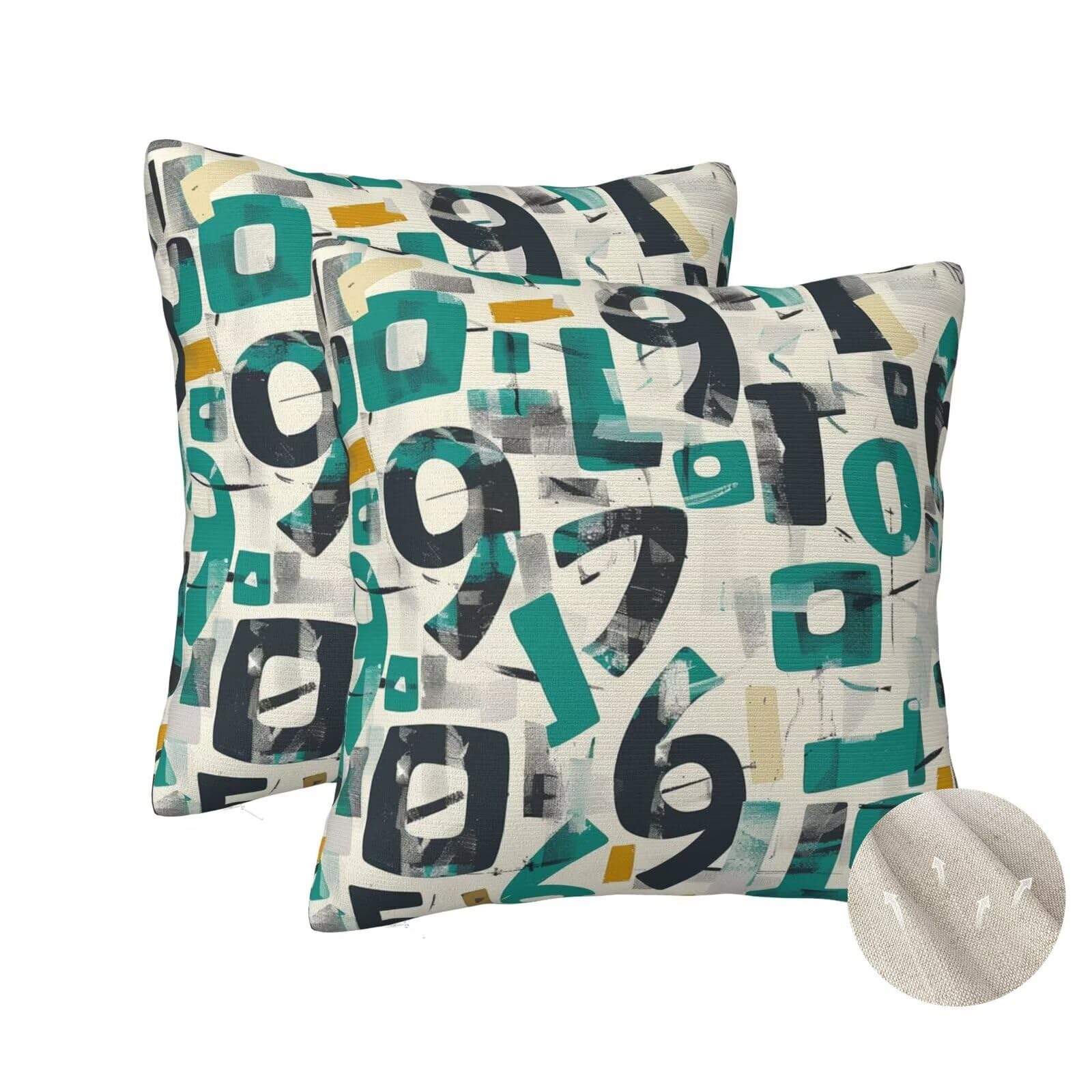 Housses de coussin 70x70 cm pour redonner vie à un vieux canapé fatigué