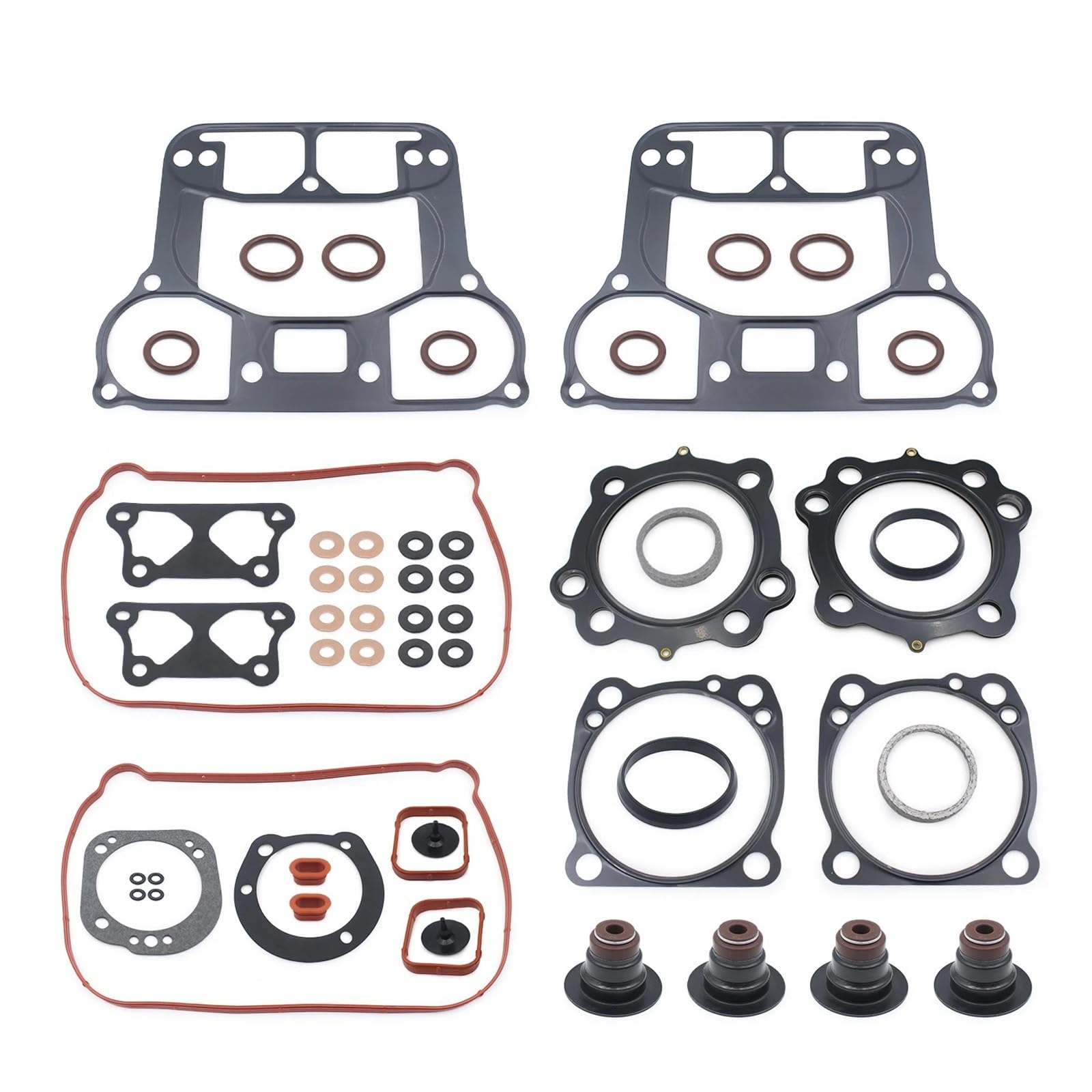 Kit revisione completo motore Adatto per Harley Sportster 1200 XL 50 883 Roadster XLR Forty-Eight Special XLXS Kit set guarnizioni coperchio frizione primaria Guarnizioni motore per moto