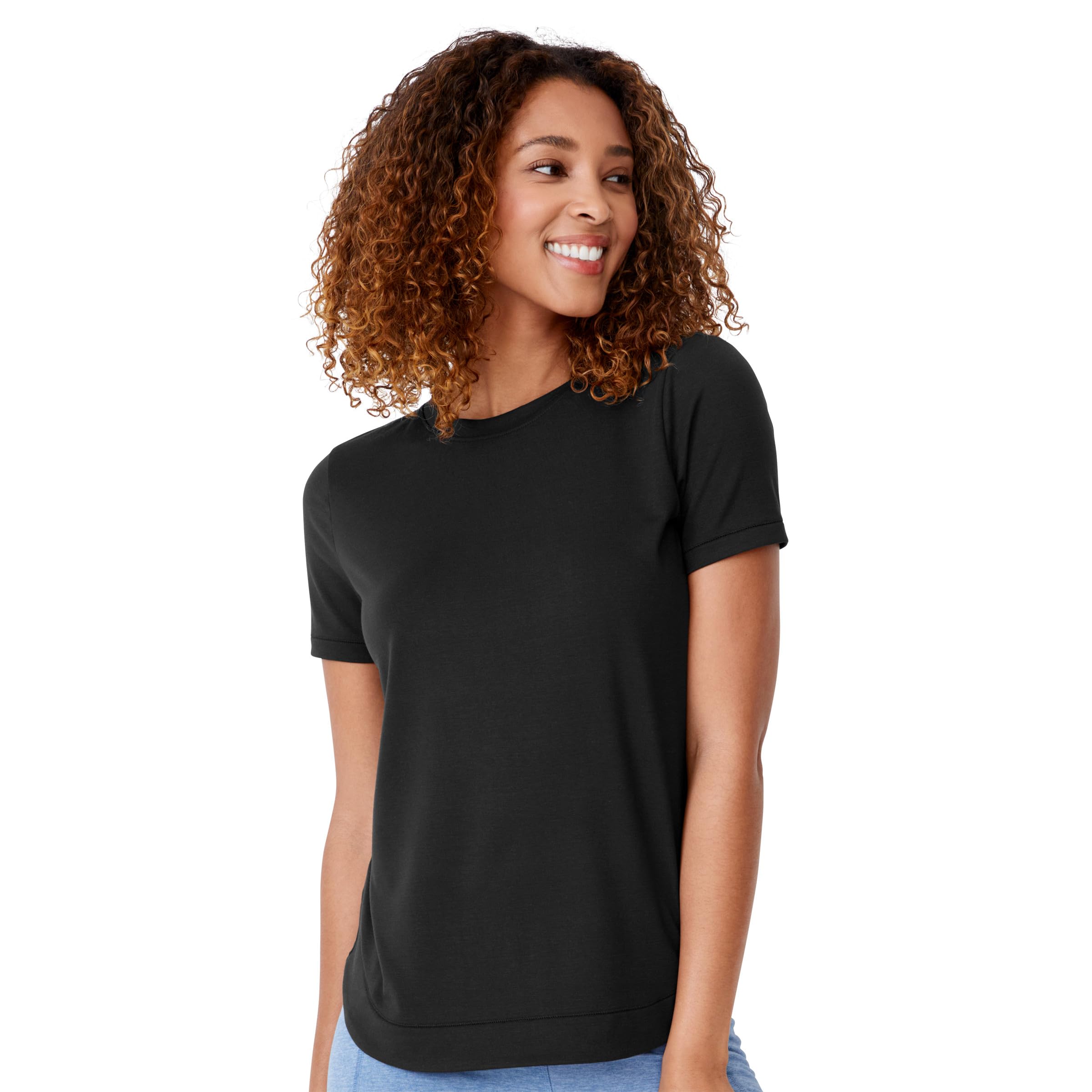 Women's Activewear EVERACTIVE Short Sleeve Crew Neck Tee