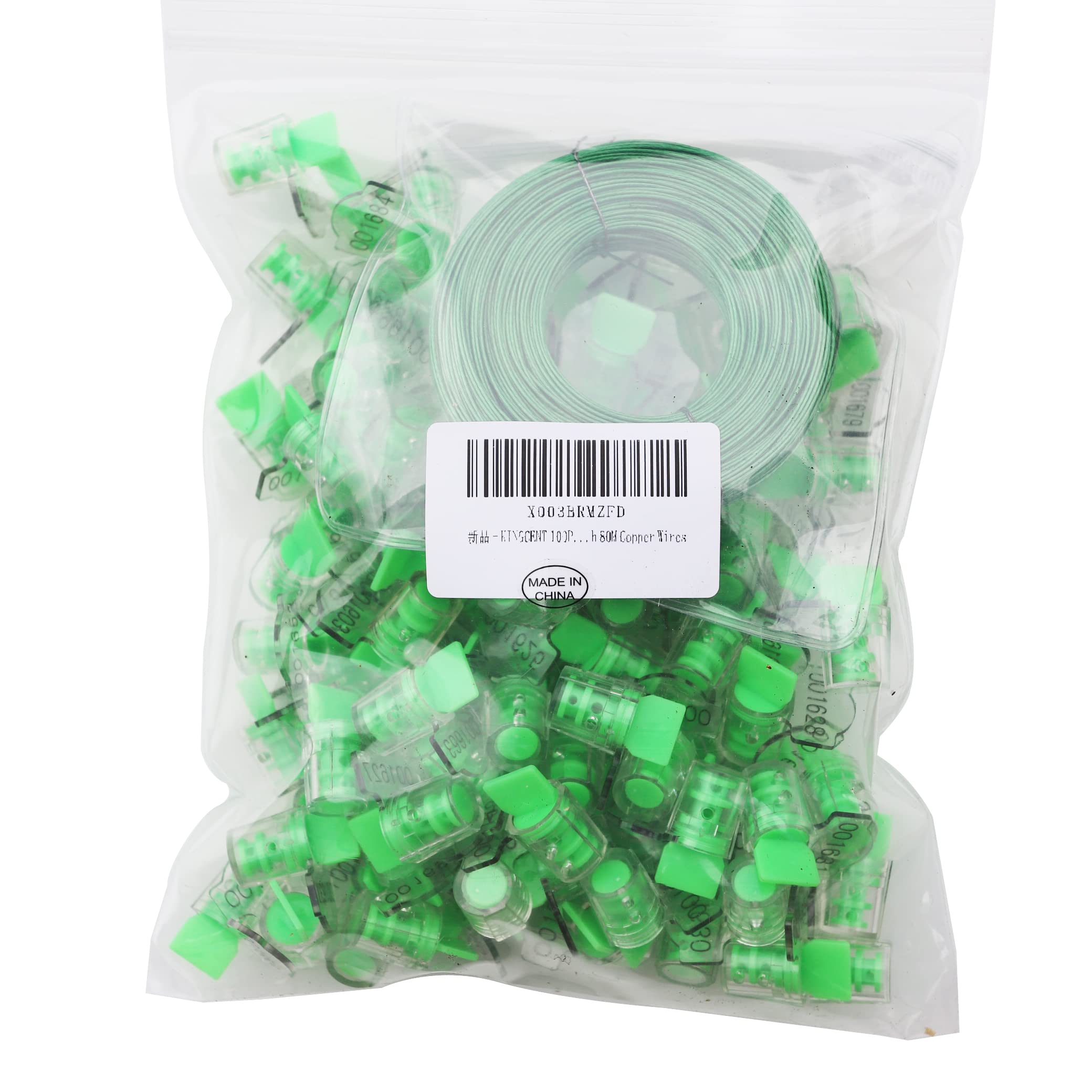 Joints de compteur pour sécuriser vos installations avec 100 scellés vert et fil de cuivre