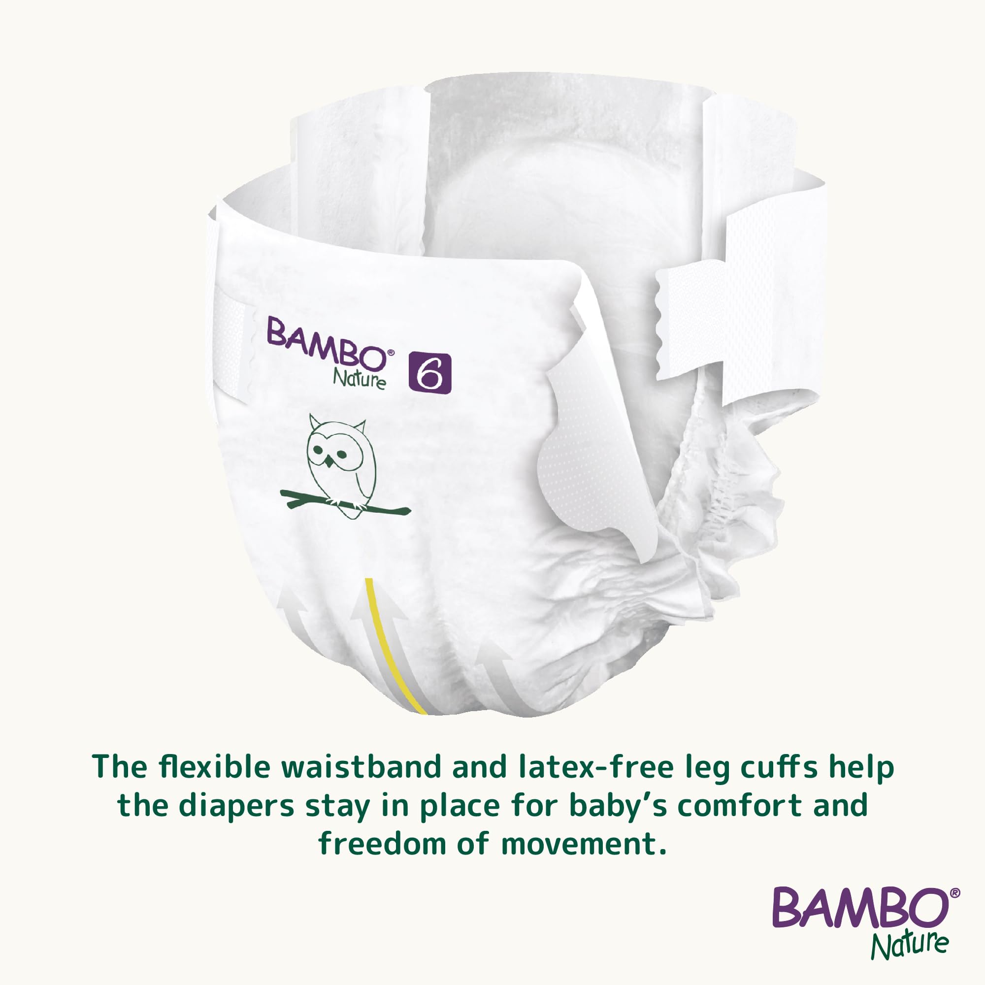 Pañales para bebé Bambo Nature Talla 6-16+kg (Pack 6 X 20Un)