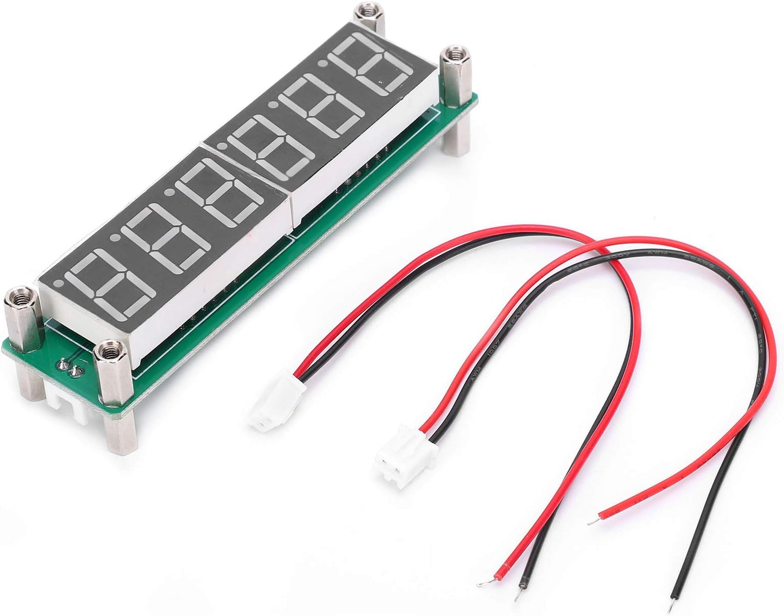Frequency Display Module, Frequency Measurement Counter Frequency Meter Hz Frequency Tester Module Frequency Counter Module for Routine Frequency Measurement(red, Pisa Leaning Tower Type)