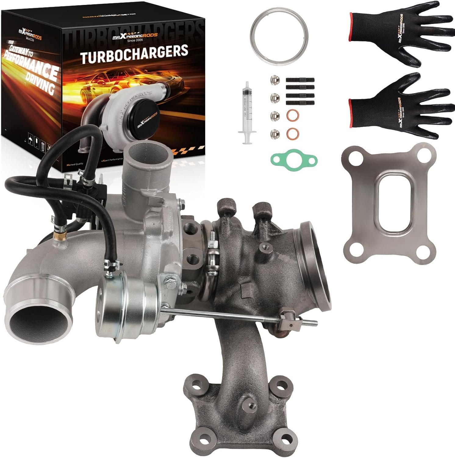 maXpeedingrods Turbocharger Turbo for Ford Escape 2013-2015, for Focus ST 2013-2016 for Fusion SE/Taurus SE 2.0L EcoBoost Engine for Lincoln MKC/MKT/MKZ, 53039700272, Basic VL Series