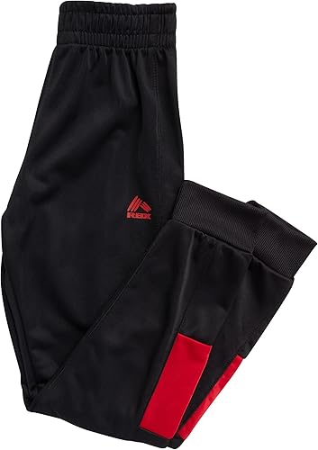 Miniatura 4 de RBX Conjunto deportivo para niño 4 piezas con capucha deportiva térmica y pantalones deportivos de tricot (8-12)