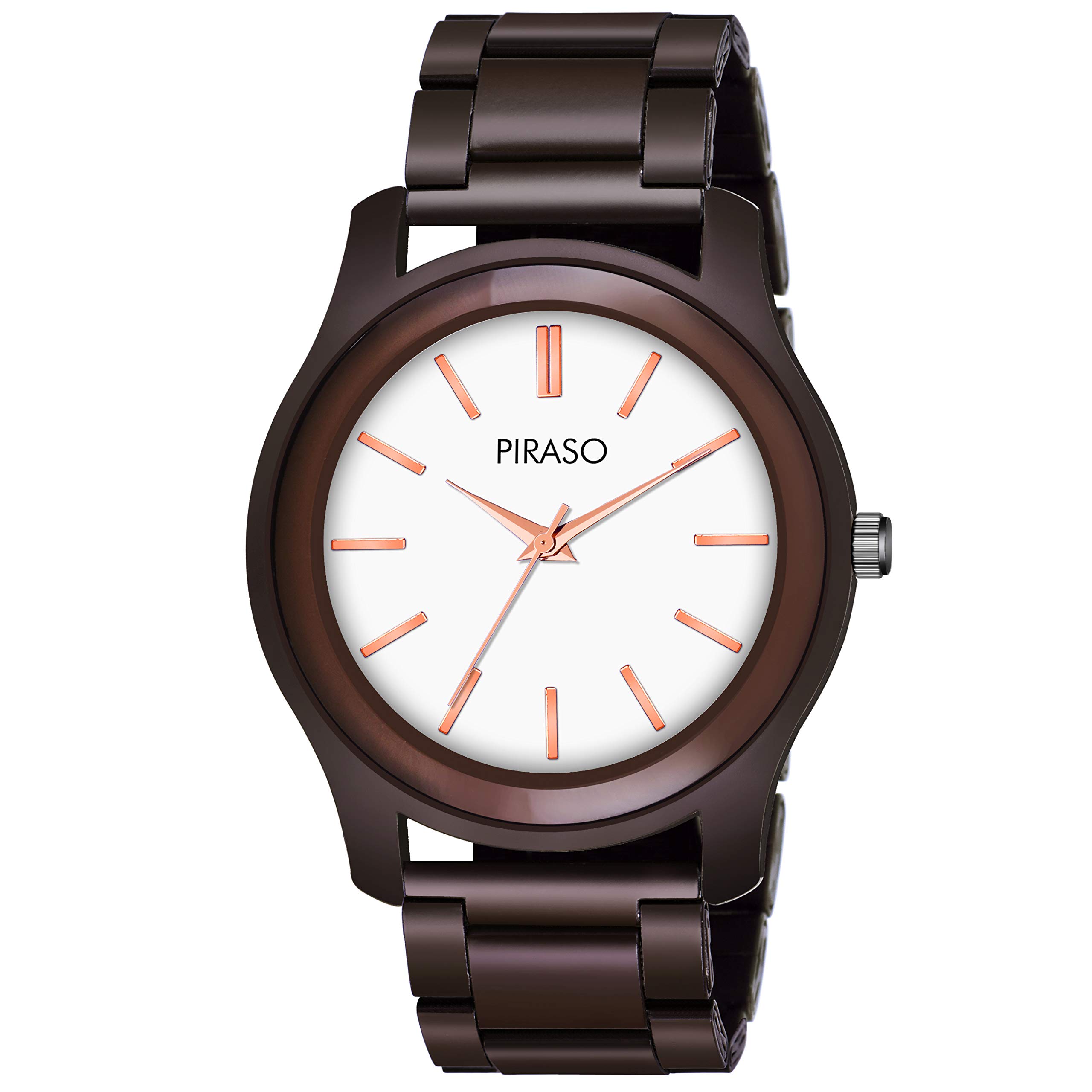 PIRASO Rich Feel Analogue Watch for Men & Boys (White) (B083FW6JG6) Amazon Price History, Amazon Price Tracker