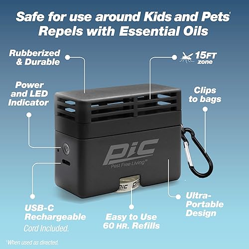 Miniatura 2 de PIC Repelente botánico portátil de mosquitos con cartucho de 60 horas