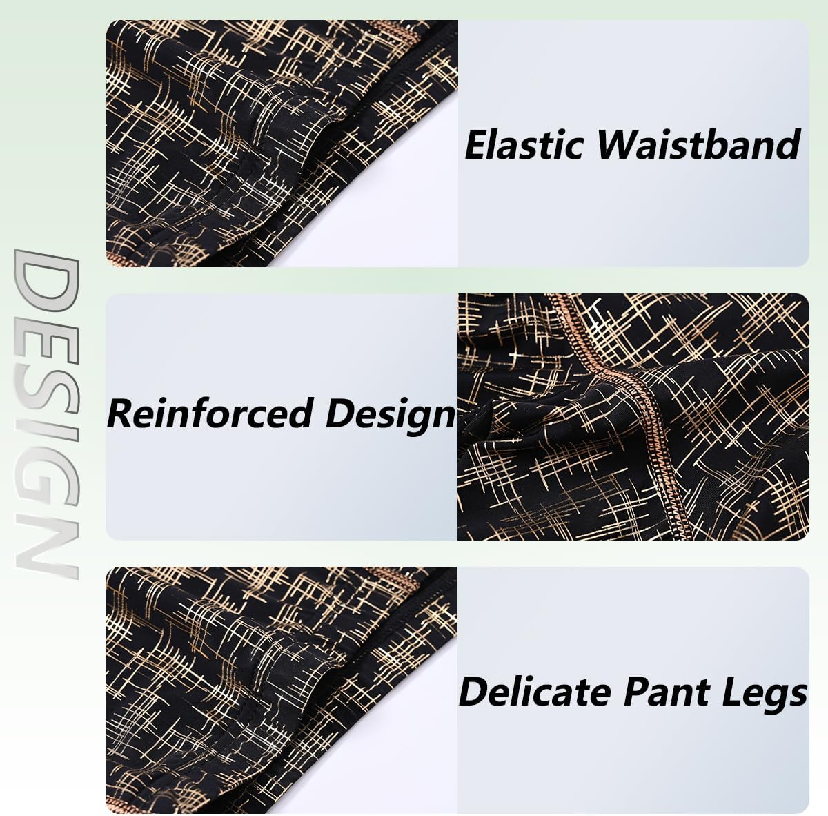 Men's Sexy Boxer Briefs Bulge Enhancing Underwear Low Rise Trunks Short Leg Boxer Briefs - Image 4