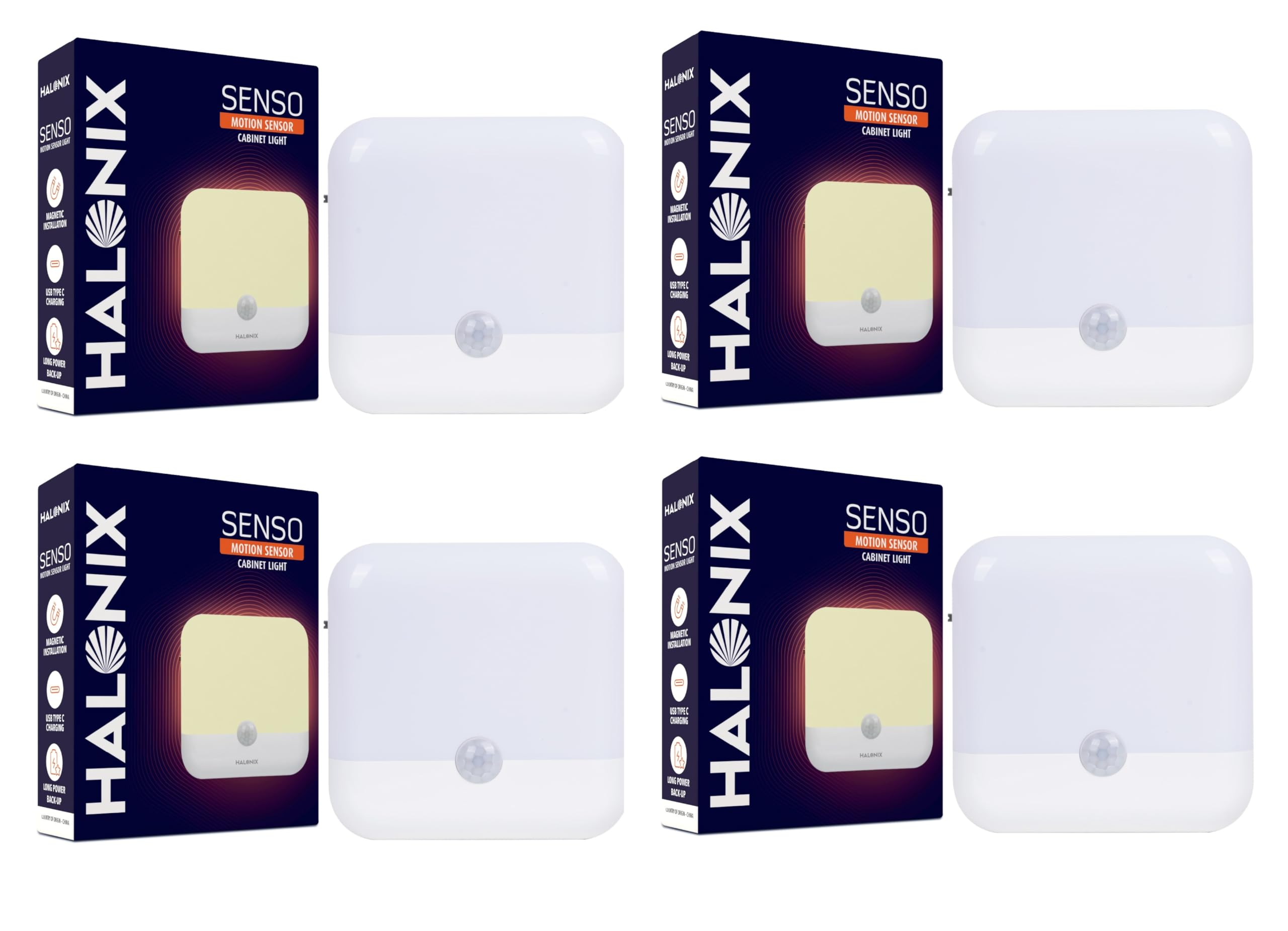 Motion Sensor Cabinet Lights - Rechargeable & Dimmable -7