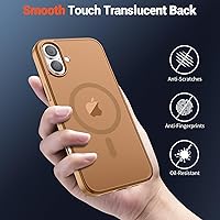 Vista 1172 de SUPFINE Funda magnética para iPhone 11 (compatible con MagSafe) (protección contra caídas de grado militar), translúcida mate a prueba de golpes