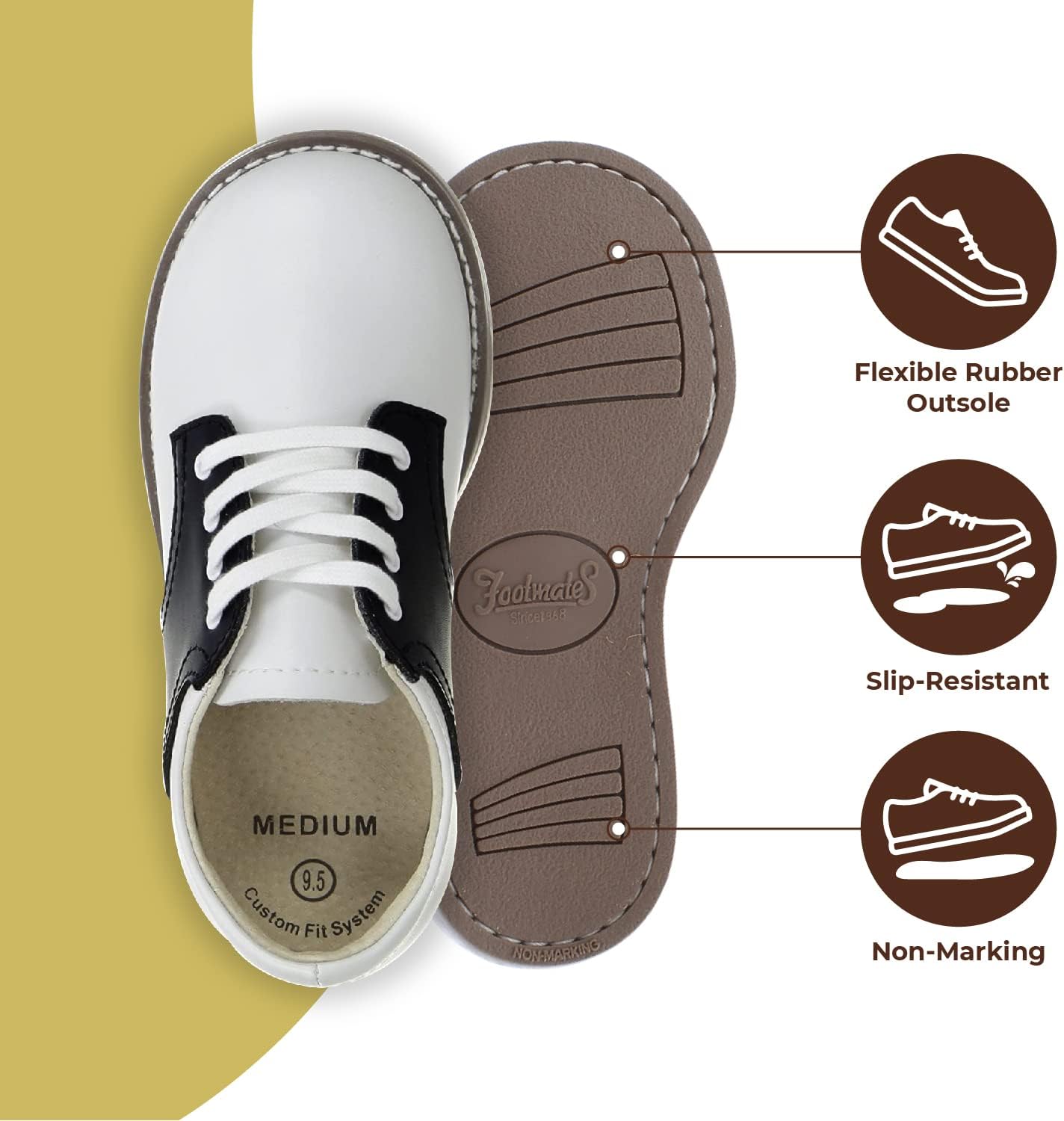 FOOTMATES Cheer Lace-Up Saddle Oxford Girls and Boys Bhutan Ubuy