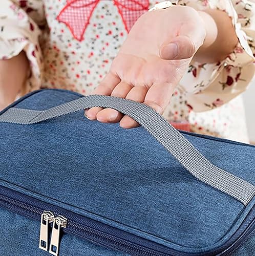 Bolsa térmica grande portátil tecido Oxford 600D à prova de vazamento, bolsa térmica adequada para a