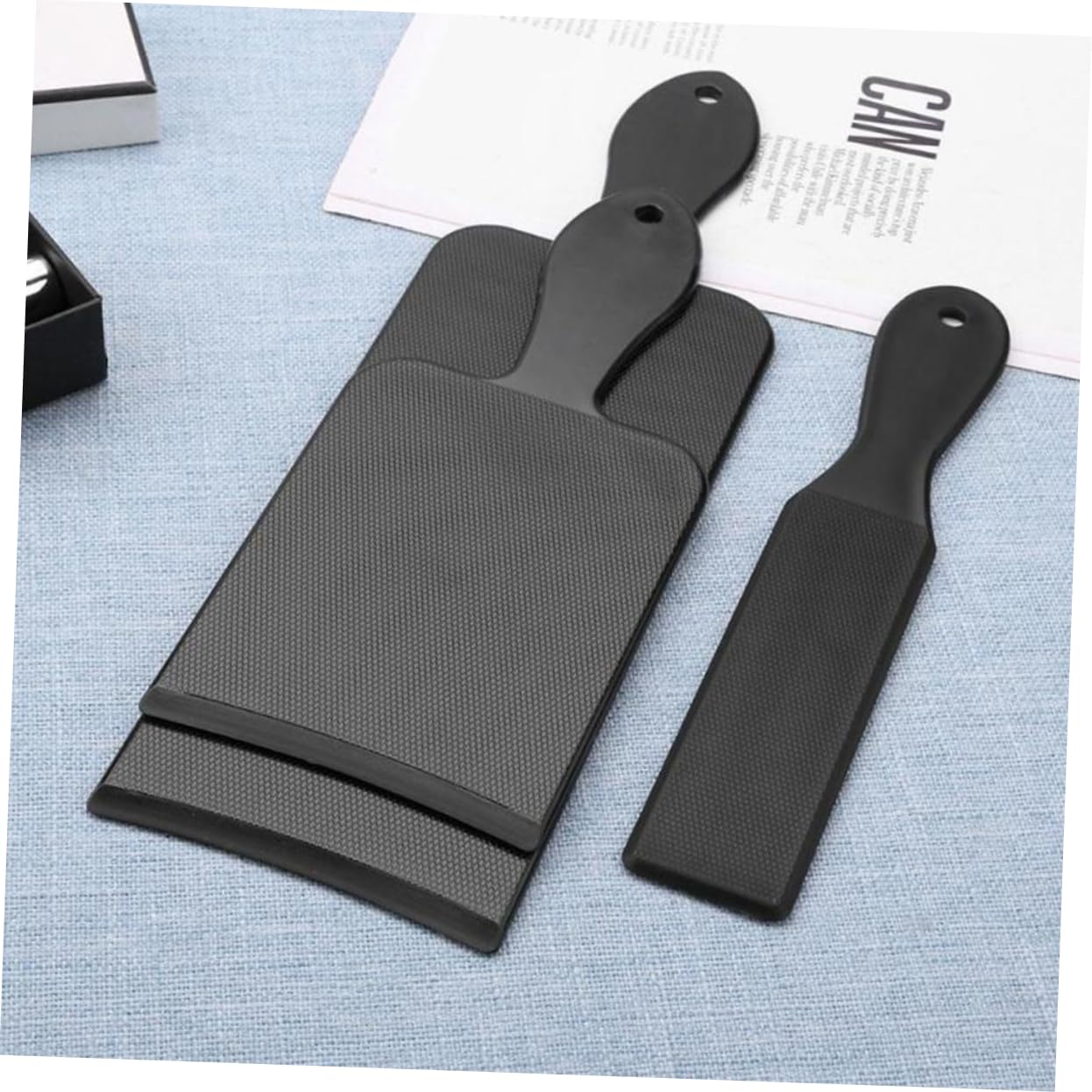 3pcs Hair Dye Highlighting Board Tools Paddle Brush Hair Coloring Accessories for Diy Styling