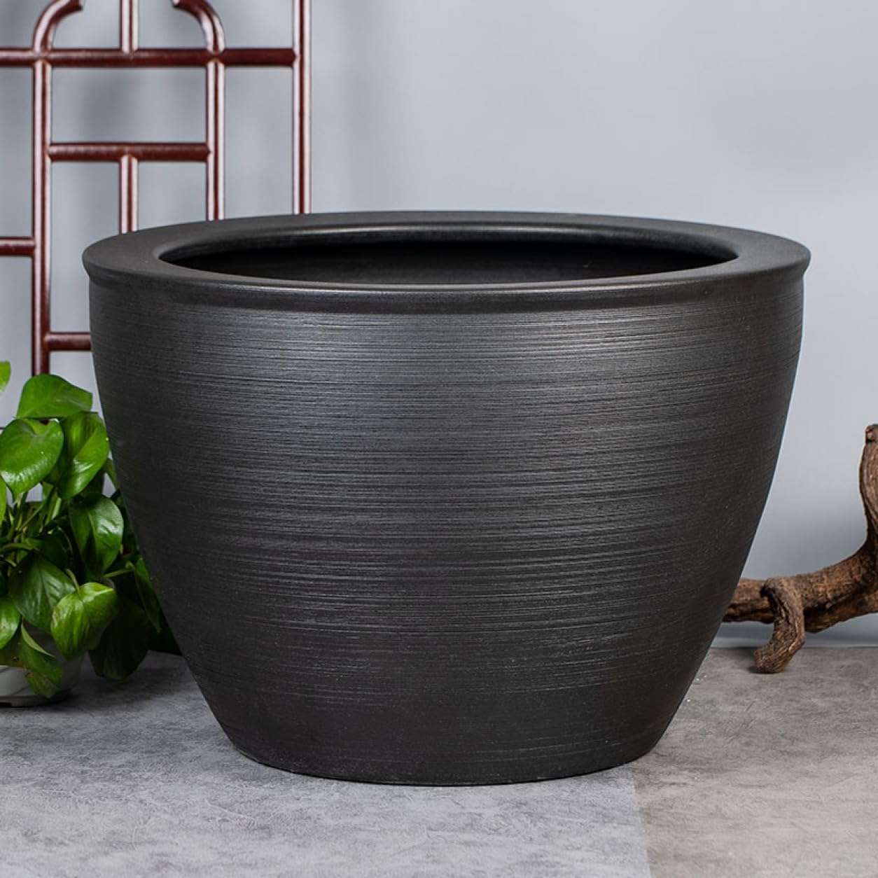 M♢益子焼 刷毛目象嵌鉢 薄田浩司作 薄田窯 共箱付き 【公式通販】