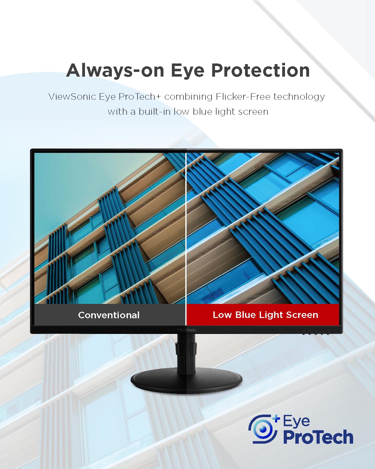 ViewSonic VA2708-HDJ Monitor 27 Pulgadas Full HD, 100Hz, 1ms MPRT, IPS, 99% sRGB, Pivote y Giratorio Ajustable, HDR10, HDMI, VGA, DP, Sin Parpadeo, Garantía de Dos años