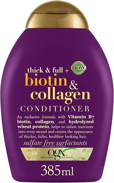OGX Biotin & Collagen Hair Thickening Conditioner, 385ml
