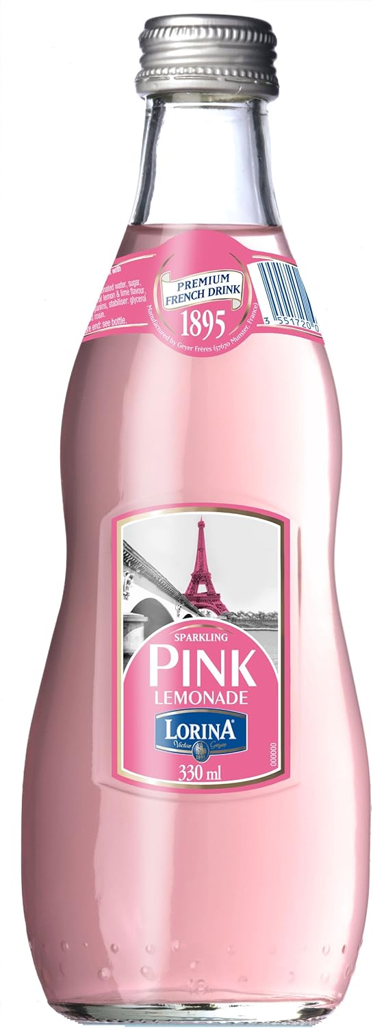 Lorina Sparkling Pink Lemonade, 11.1-Ounce (Pack of 12)