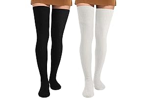 Pencil Socks Thigh High, Comfortable & Durable for your Leggings, Skirts, Dresses, Uniforms and Costumes