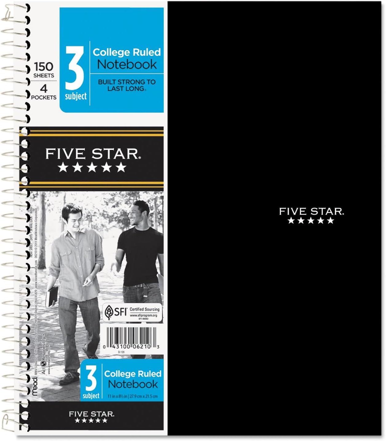 Mead Mead Five Star Cuaderno con espiral Amazon.es Oficina y papelería