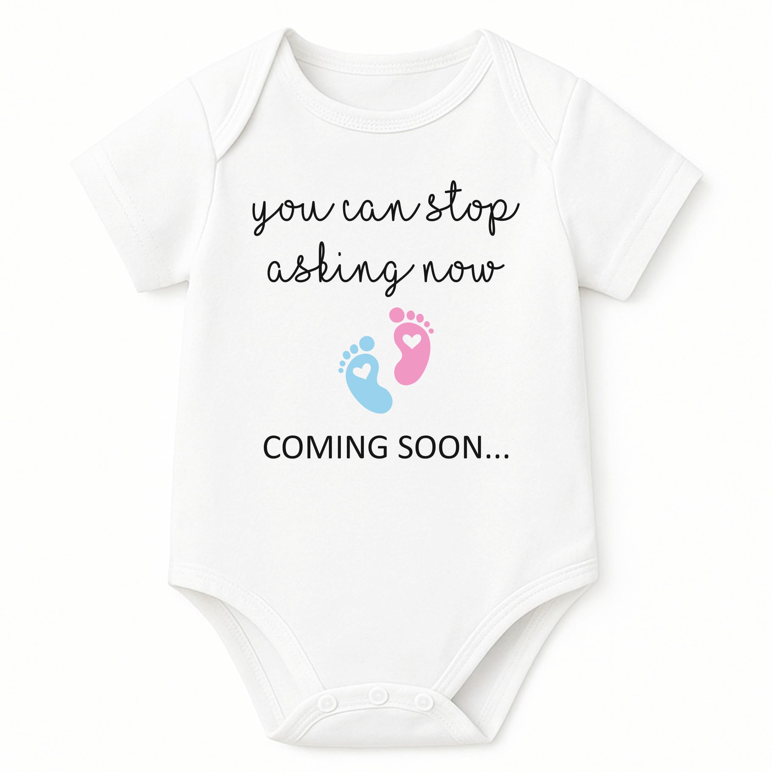 Lillypupp Pregnancy Announcement Gift for Grandparents to be | Baby Coming Soon Bodysuit | Reveal idea for Grandma, Grandpa, Dad, Husband, Aunt, Uncle or Family