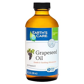 Earths Care 100% Pure Grapeseed Oil (236 Ml) 8 Ounces