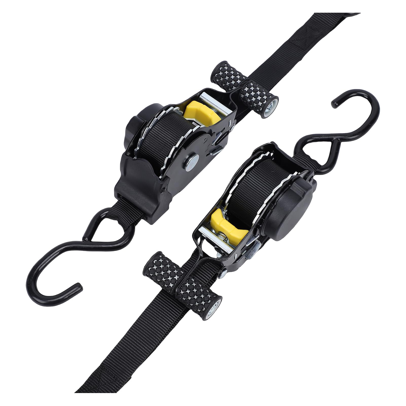 Hyuduo Regulowane Pasy Zaciskowe z zapadką, Automatyczne Pasy (with 2pcs