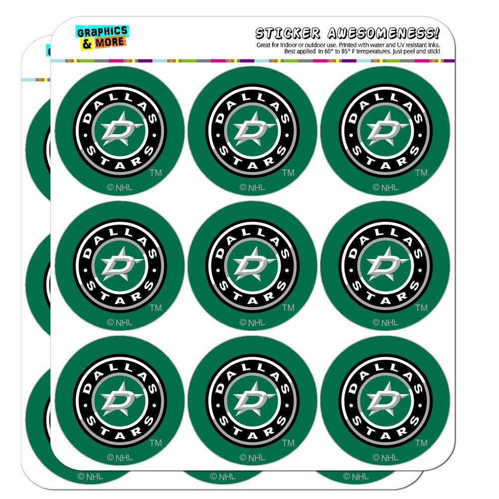 NHL Dallas Stars Logo Planner Calendar Scrapbooking Crafting Stickers
