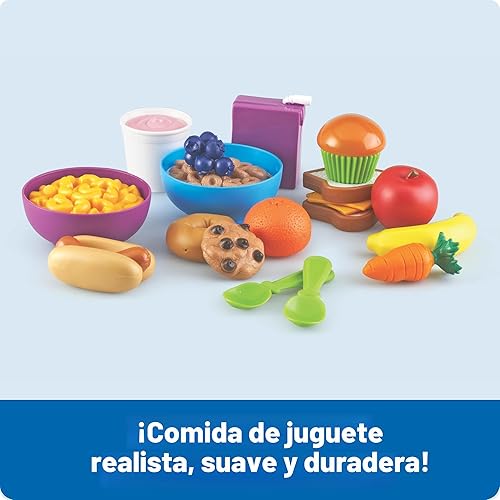 Miniatura 3 de Learning Resources New Sprouts Munch It! Set de alimentos - Accesorios de cocina de juguete, juguetes de simulación, juegos de mesa de picnic