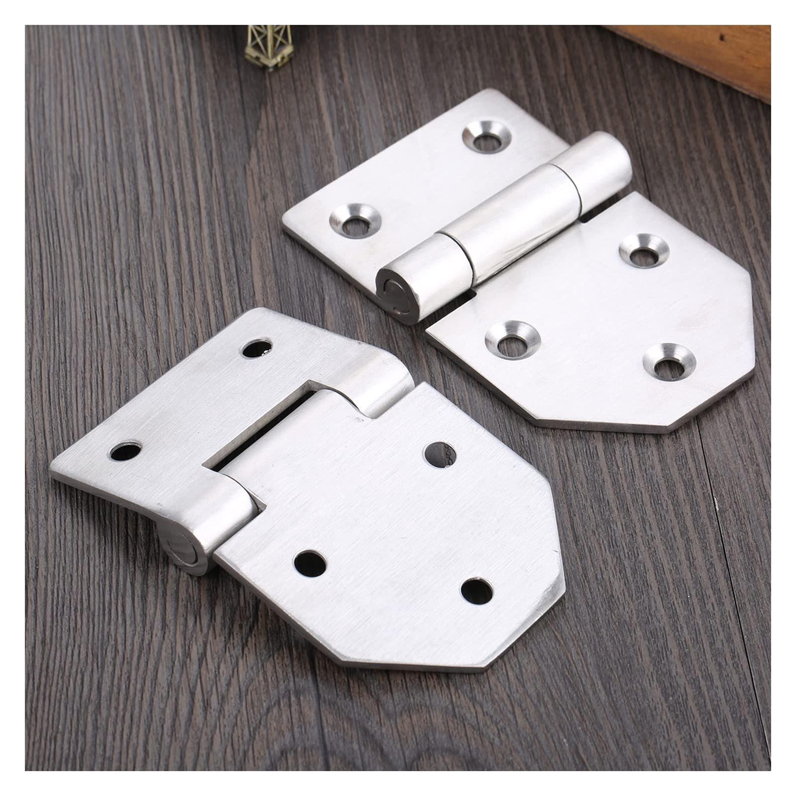 Bisagra de la puerta del gabinete Gabinete de acero inoxidable de acero inoxidable Bisagra eléctrica Bisagra eléctrica Bisagra para equipaje Tarjeta de herramienta Bisagra de muebles 101 * 65mm