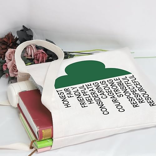 Miniatura 3 de POFULL Troop Leader Gift Troop Life Tote Bag Power Gift (Sco Life Tote bag)