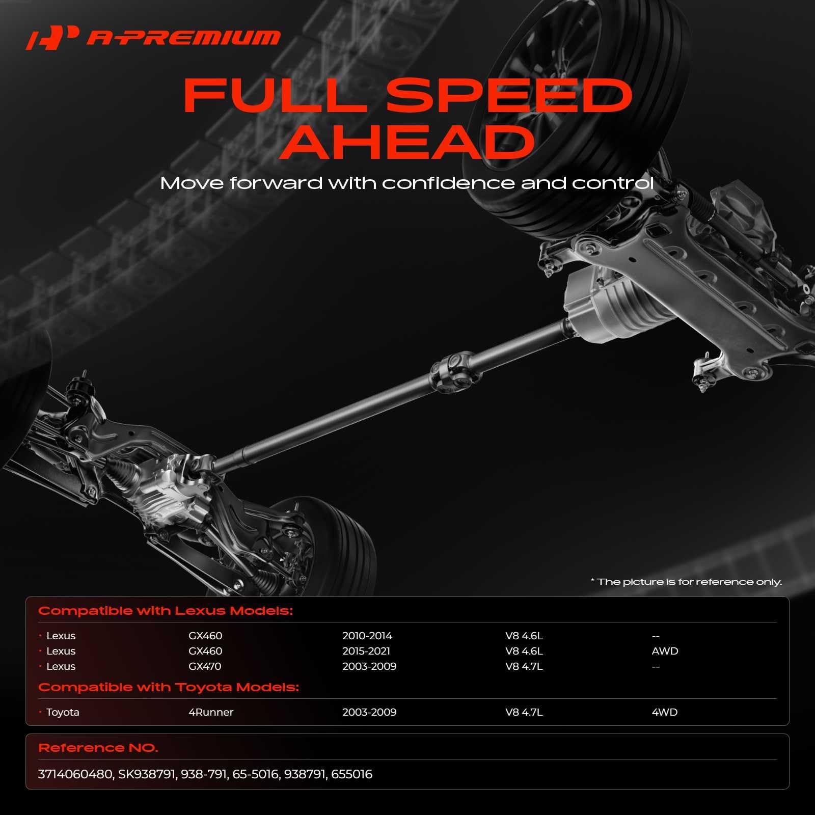 Amazon.com: A-Premium Front Drive Shaft Driveshaft Assembly