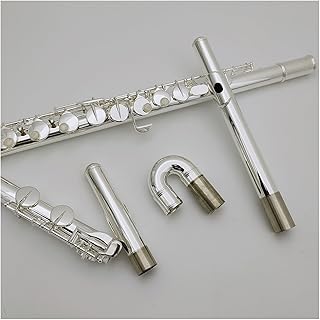 Flute G Tune 16 Closed Hole Keys Sliver Plated Professional Musical Instrument With Case flute instrument
