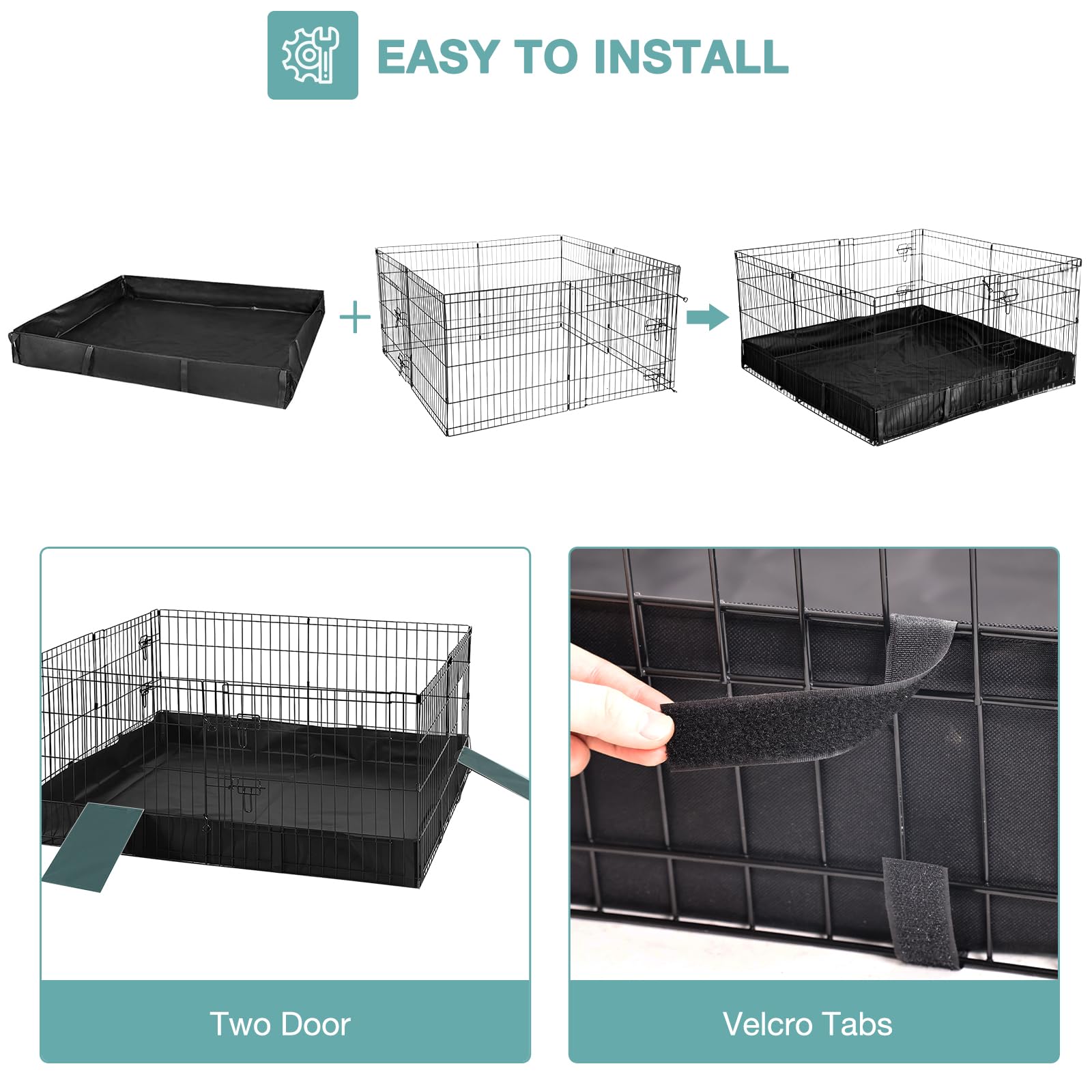 Rabbit Playpen - Small Animal Cage -3
