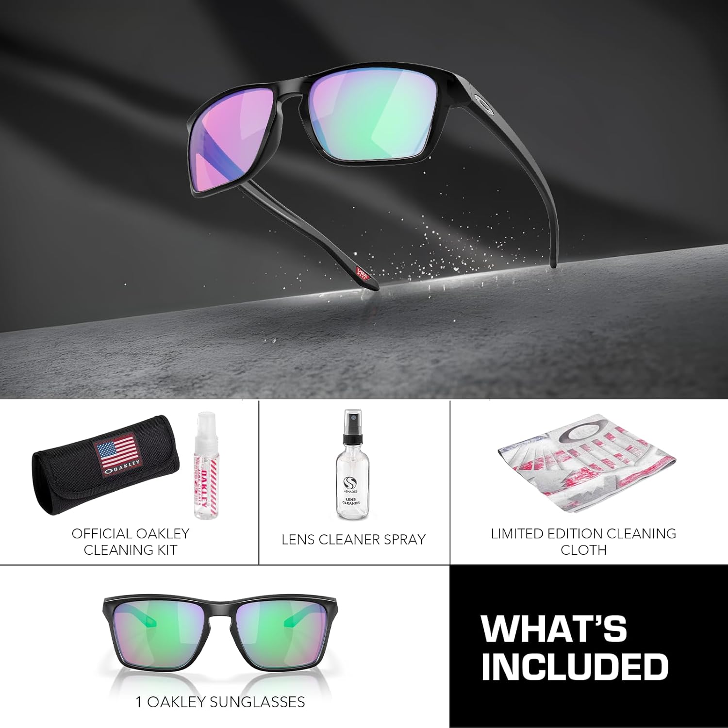 Oakley SYLAS OO9448 Rectangle Shape Sunglasses With Official Eyewear Kit