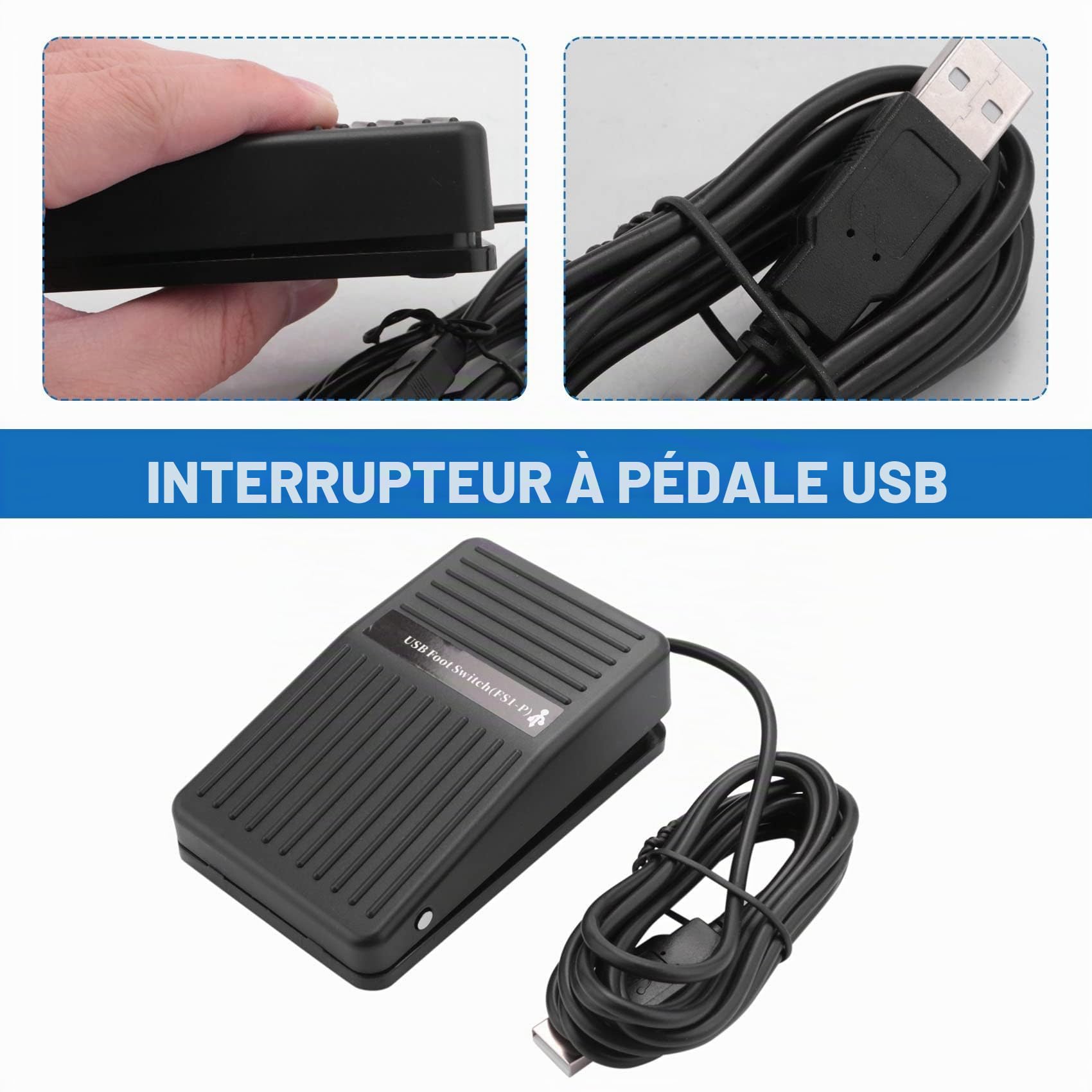 PC USB Pédale Foot Switch Clavier