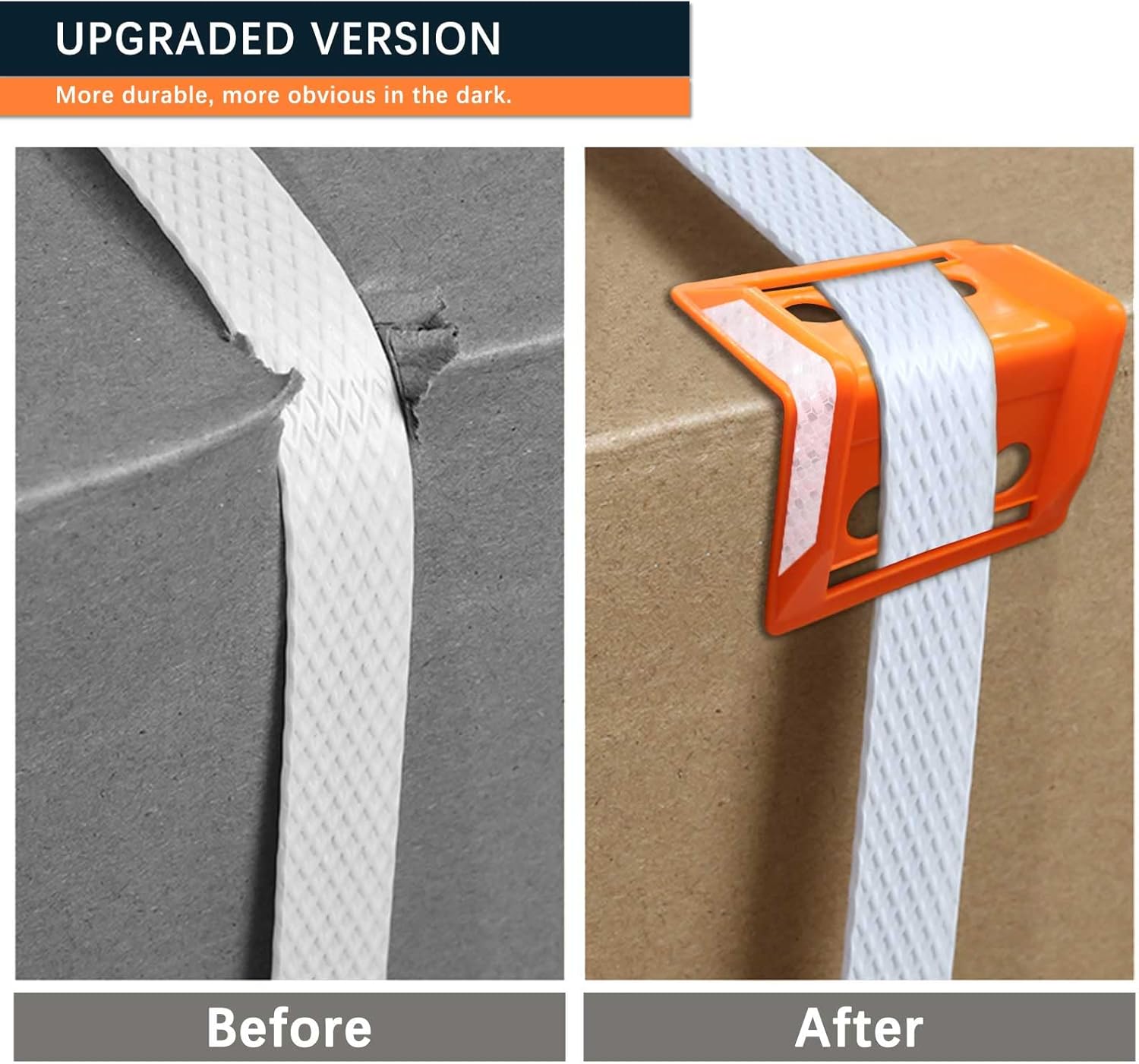 Flatbed Edge Corner Protector Holder (24 Pack) Ratchet Strap Protector Heavy Duty Cargos Protector Flatbed Equipment for Shipping Cargo Protection