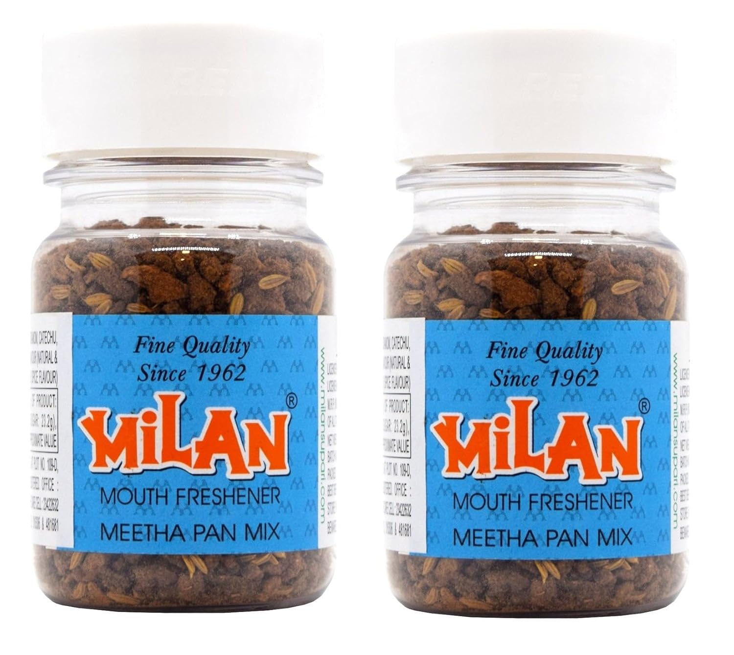 Milan Meetha - 2 bottles - Crisp, Cool & Sweet Taste - Freshens Your Breath - Cleans Your Mouth - Contains Traditional Ingredients - No Supari