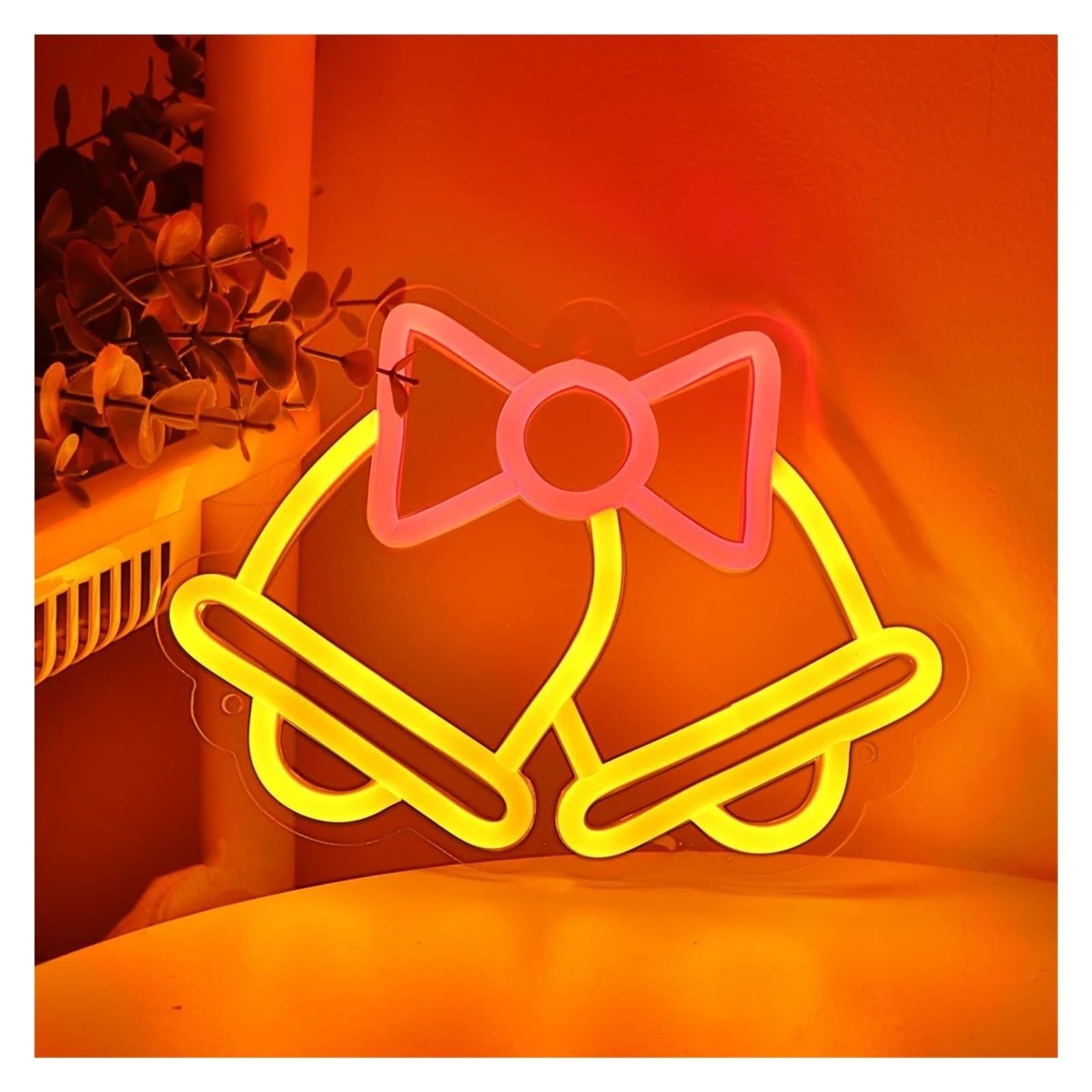 Rynzo luci al neon per feste Doppie campane per insegne al per neon per alimentazione per USB dimmerabili per luci per
