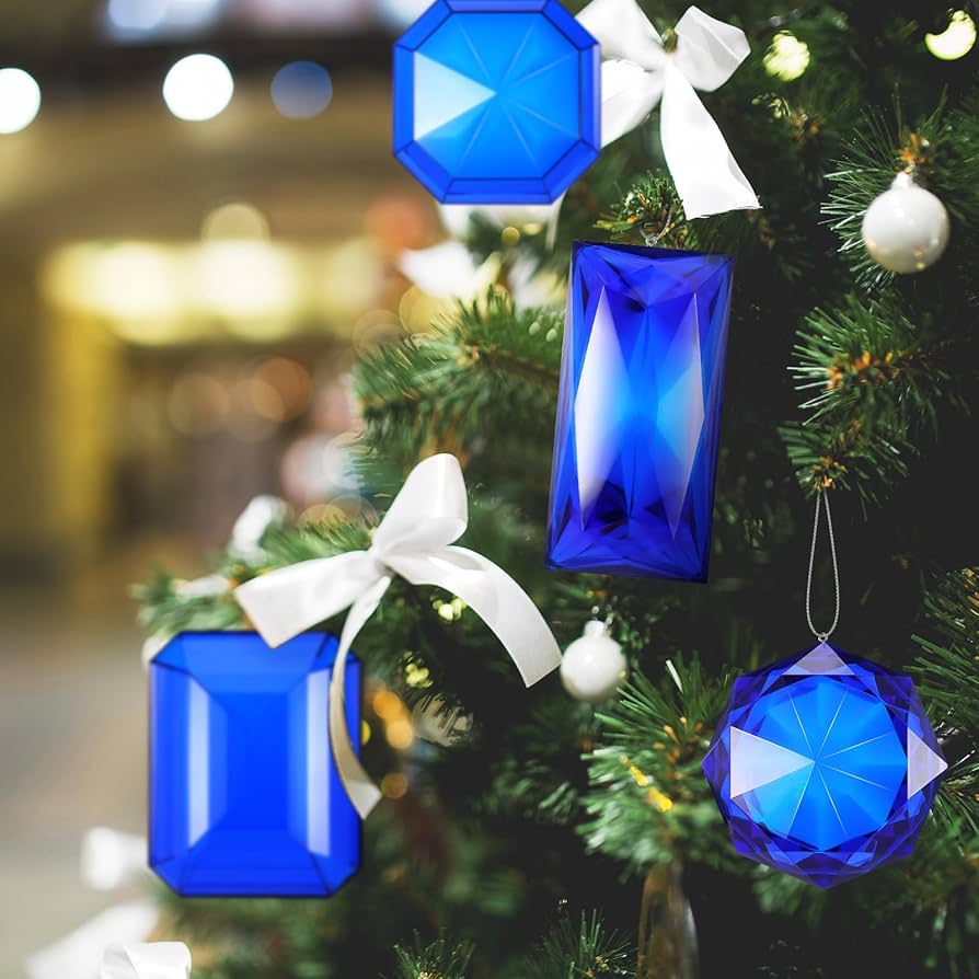 小物 JEWEL Amazon.com: Vercraft 4 Pack Jewel Ornaments 3.9