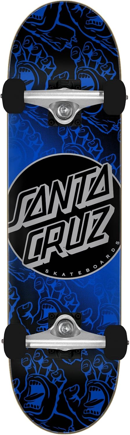 Santa Cruz Other Dot Hands Large 8.25in x 31.5in Skateboard Complete