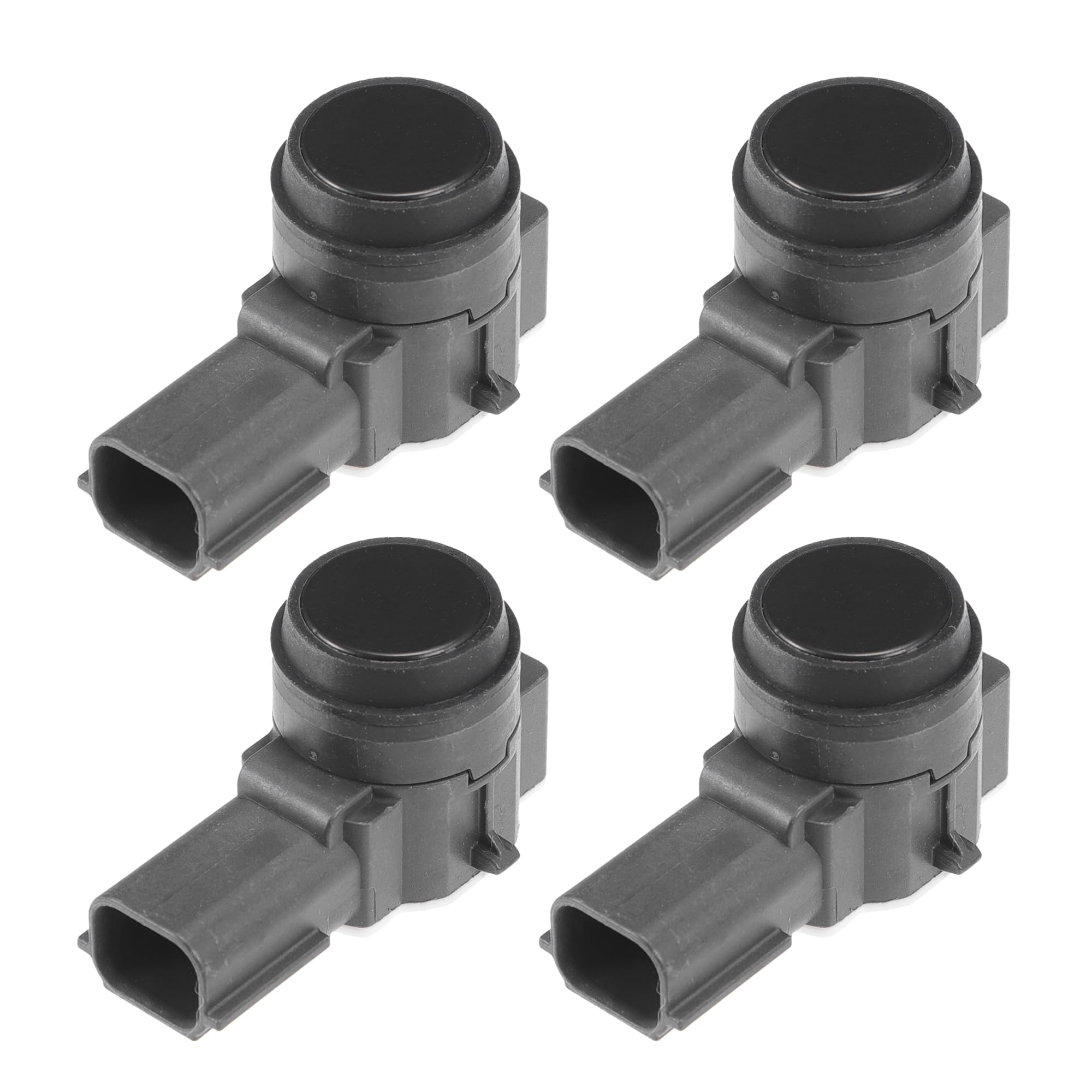 Bumper Parking Reverse Sensor, Rear Parking Assist Sensor No.52019544 for Buick Enclave 2018-2020 Black, 4 Pcs