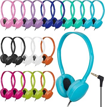 20 Pack Bulk Headphones Multi Color