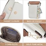 BOSTANTEN Femmes Crossbody Purse cuir Cell Phone Bag Petits Sacs à main Epaule Purse