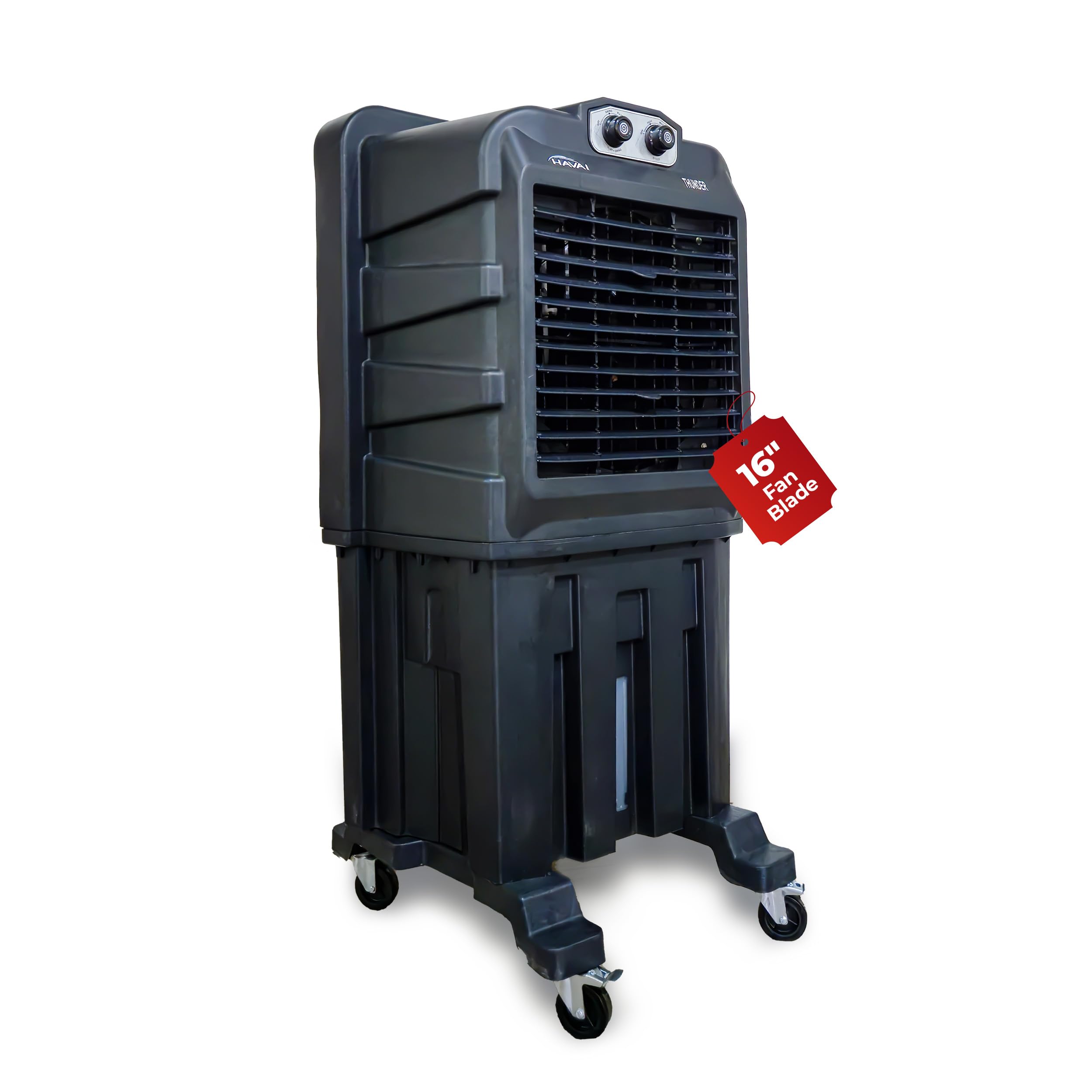 HAVAI Thunder 85 Desert Cooler – 85L, 16-Inch Aluminum Blade, Single Side Thick Honeycomb, 300 sq. ft. Coverage, Powerful Air Throw & Delivery-image-18