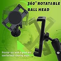 Vista 5 de Soporte de metal para tableta, camión, automóvil, vehículo, base de taladro industrial resistente, soporte para tableta, para tableta, tableta