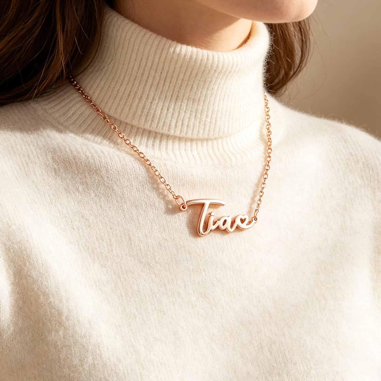 HUTIMY Tia Jewelry for Women from Niece Nephew Best Birthday Mothers Day Gift Tia Necklace
