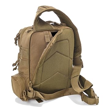 Amazon.co.jp: (tan) - Tactical Sling Bag Pack Military Rover