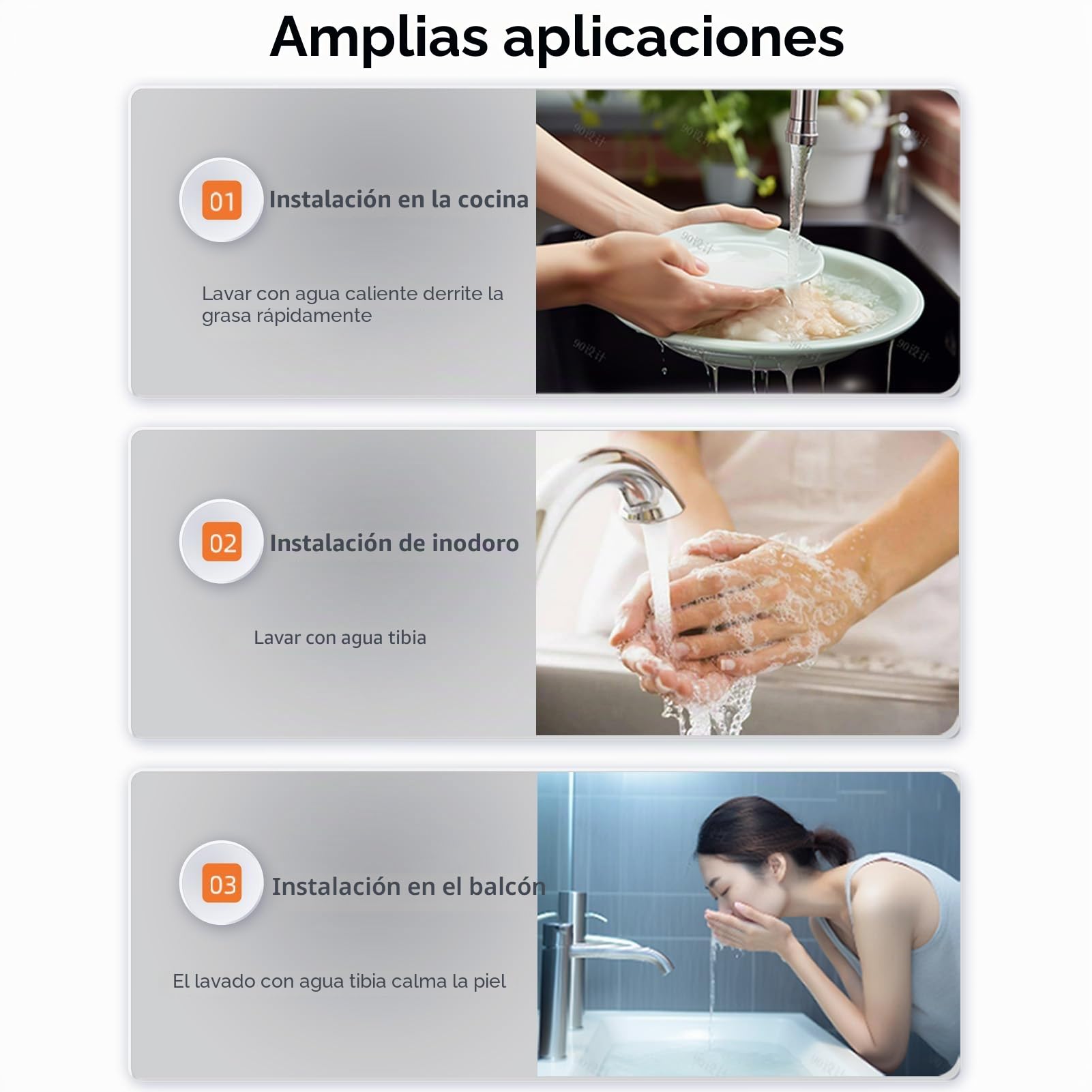 Calentador de agua eléctrico sin tanque (6500 W, 220 V, calentador de agua instantáneo, temperatura constante, con control remoto digital a petición, calentador de agua