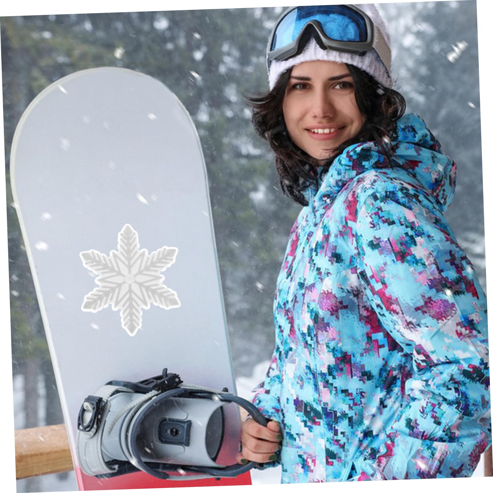 BESPORTBLE Baignoire Anti Slip Autocollants Anti Dérapage Baignoire Autocollants Ordinateurs Portables Autocollants Téléphone Autocollants Stomp Pad Snowboard Anti-Slip Coussin Poignée De