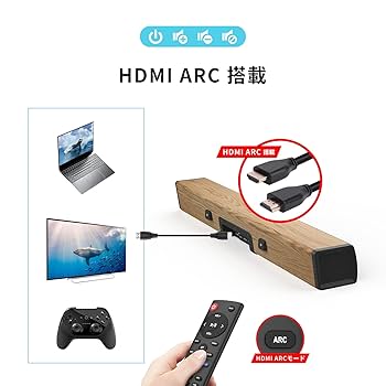 Amazon.co.jp: BESTISAN サウンドバー テレビ スピーカー 80W